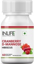 Generic Cranberry 400mg D-Mannose 400mg & Hibiscus 200mg Extract Urin Tract UTI Helse Supplement menn - 60 vegetariske kapsler (pakke med 1)