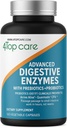 H4U Digestive Enzymer: Ultimate Health Solution med probiotika, prebiotika og enzymer for både kvinner og menn. Dette vegetariske Digestive Enzyme Supplement inneholder 180 kapsler.