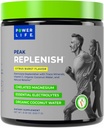 POWERLIFE Peak Replenish - høy absorpsjon Magnesium Electrolyt pulver med organisk kokosvann, og spor Mineraler, 30 Services