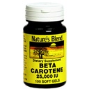 Naturens blanding Beta Carotene 25 000 IU 100 Softgels