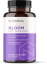 Bloom Biotin 5000mcg B7 for sunn hårvekst, støtter hår tap, vakker hud og sterke negler med hyaluronsyre, kollagen, folat, vitamin E, A, B6