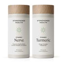 Stonehenge Health Dynamic Nerve + Dynamic Turmeric Bundle Kosttilskudd for å støtte komfort, Tingling, Nummenhet, Burning