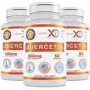 Genex Formler Quercetin 500 mg (60 kapsler) Ikke-GMO, Glutenfri (3 pakke)