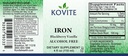 Flytende jern 10 mg - Øk energi og blodnivå uten smerte eller dyspepsi - flytende jerndråper for menn, kvinner og barn - BlackBerry Vanilla Flavor - 4 fl oz. Kosher Certifisert