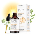 Pure Therapro Rx Vegan D3 + K2 Økologisk 100% Liposomal 10 ml laget i USA | 3 måneders forsyning | Maksimal absorpsjon vitamin D3 og vitamin K2 kosttilskudd for menn og kvinner, D3 vitamin 5000 IE