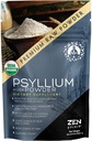 Organic Psyllium Husk pulver - Premium Indisk Naturlig Oppløselig Fiber Supplement, Naturlig Laxativ, Perfekt Colon Cleanser & Body Detox - Glutenfri, Vegan & Keto Vennlig (8oz)