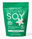 Designer velvære, soyaisolate protein pulver med biotin, hyaluronsyre, og prebiotika, vegansk, 0 sukker, ikke-GMO, Angel Cake Vanilla, 1,87 lb