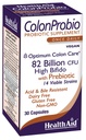 HealthAid ColonProbio 82 milliarder med Prebiotic, 14 Strains, En gang daglig, 30ct, Optimum Colon Care, Acid & Bile Resistant, Dairy Free, Glutenfri, Ikke-GMO