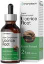 Horbäach Licorice Root Extract | 2 fl oz | Alkohol Gratis Tinktur | Vegetarisk flytende Supplement | Ikke-GMO & Glutenfri