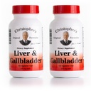 Christophers opprinnelige Formeler Liver & Gallbladder Formula Capsules - Gallbladder Supplements med Digestive Enzymes - Støtter Digestive System med naturlige urter - Pakke med 2