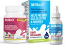 Melkeaid Junior Lactase Enzyme Chewable tabletter for Laktose Intolerance | forhindrer gass, bloating, diarrea hos barn | Fastvirkende Dairy Digestive Supplement for barn | Strawberry Flavor | 60 ct (2)