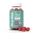 Naturlig Zeolit Heavy Metal Detox Kids, Chewable Gummy, Mikronisert Zeolit, Total Body Metal Cleanse, Toxin Cleanse, Non-GMO, 60 Blandet Berry Gummies