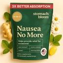 Fast-Acting Ginger for hemmelig relief | Herbal Relief for svangerskapssorg og morgen og bevegelse sykhet | Ginger, sitron, Spearmint & B6. 28 Individuelt forseglet dråper.