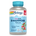 Solaray D-Mannose 1000mg med CranActin Cranberry Supplement 400mg, Urinal Tract Helse & Bladder Støtte Kapsler med vitamin C, Vegan, 60 dagers garanti, 75 Services, 150 Vegkapsler