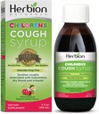 Herbion Naturals Cough Syrup for barn - 5fl oz - God Tasting Supplement med naturlig honning og Cherry Flavor.