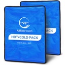 Reusable ispakker for skadeskader Reusable ® 11" x 14.5" - 2 Pack XL ® Hot & Cold Pack ® Stor ispakke for ryggsmerter Relief, Fleksibel når frossen ® kaldt kompress for rygg, kne og skulderskader