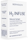 BodyHealth H2 Infuse Molekylære Hydrogentabletter, Tabletter for å drikke vann, Elementalt Magnesium for å støtte metabolisme med molekylær hydrogenvann - 60 tabletter