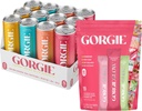 GORGIE Variety, sukkerfri naturlig energidrikk og Glow Variety Pack 15, Electrolyte pulver sunn drikk Bland