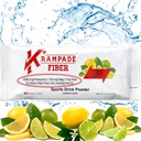 Krampade Fiber 2K høy løselig fiber, høy Kalium, magnesium Supplement Drikkepulver Blanding - 2X Mer Fiber | Redusere Cramps | (Lemon Lime, 19 Servering Bulk Pouch)