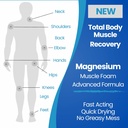 Relief for muskelkramper skum - Rask aksjon for spasmer og ben sorg - Magnesium Sulfat - Stoppe Forebygging Cramps - All Naturlig Rehab Recovery - Ben, Kalver, Neck, Rygg, Joint Pain Relief