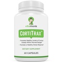 VitaMonk CortiTrax Naturlig Cortisol Blocker - doktorformulert Cortisol Manager, Cortisol Support & Cortisol Reducer (Already Innenfor normale områder)- 60 Capsule Cortisol Supplement