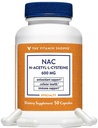 Vitamin Shoppe NAC N-Acetyl-L-Cysteine - fremmer Cellucor helse, immun- og antioksidantstøtte - 600 MG (50 kapsler)