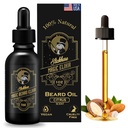 Slickhare Skjegg Olje for menn | Alle naturlige, organiske Skjegg & Mustache Vekstolje for menn | 1 Fl oz Pakke med 1, laget i USA | Gaver for menn, kjæreste | Citrus Scented Skjegg Softener for menn