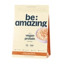 BE AMAZING Vegansk proteinpulver, brunt sukker havregryn, 20g plantebasert protein med prebiotisk fiber, lav carb, meieri og glutenfri risteblanding, ingen tilsatt sukker, 29,3 oz, 25 serveringer