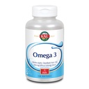 KAL Omega 3 omega-3 Fiskeolje for sunn hjerte, felles og hjerne støtte | 180mg EPA, 120mg DHA (120 CT, 120 Serv)