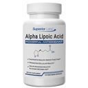 Superior Labs Alpha Lipoic Acid 600 mg Kapsler, ren ikke-GMO ALA, høy absorpsjon, Nerve støtte, sunn sirkulasjon og nerverespons, sunn aldring antioksidant, 120 Veg Caps, 4-måneders forsyning