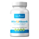 MIN12AbsorbTM Essential & Trace Mineral Complex ® Soja-fri, ikke-GMO, Vegan, 30-dagers forsyning - forbedret absorpsjon for cellulær helse og daglig vitalitet