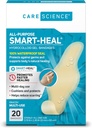 Care Science Smart Heal All-Purpose Hydrokolloid Gel Bandages, 20 ct | 100% Vanntett forsegling, Reduserer skjerping, for sårpleie eller blemmer