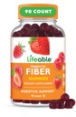 Livbar Prebiotiske Fiber Gummier for voksne | 5g | Great Tasting Fiber Supplement Gummier | Prebiotiske Gummier for Digestive Helse | High Fiber Gummies for kvinner, menn 90 Gummies