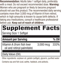 Naturens vei vitamin A - 10000 IU - 100 Softgels