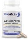 Pasiente én adrenal D-stress | Supplement for å støtte sunn stressrespons og kortisol nivåer* | med DHEA, Ashwagandha og mer | 90 kapsler