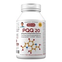 ANDREW LESSMAN PQQ 20 mg - 240 kapsler - 20 mg Pyrroloquinolin Quinone, Naturlig beskyttende forbindelse støtter vitale organer, hjerte, hjerne, lever, immunsystem. Mitokondriell biogenese, Ingen additiver