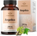 HERBAMAMA Dong Quai Supplement - 1000mg Angelica Root for kvinners støtte - Dong Quai pulver kapsler - Vegan, ikke-GMO Angelica Herb Antioksidant Supplement for kvinner