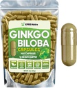 XPRS Nutra Ginkgo Biloba Kapsler - Gingko Biloba Innkapslede Kosttilskudd for Kognisjon - Vegansk Vennlig Ginkoba Biloba - Immunity Boosting Ginkgo Biloba Kapsler - 360 Count