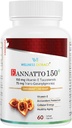 Velvære ekstrakt Eannatto 150mg vitamin E Tokotrienols Supplement med GG - Sunn Aging 60 softgels.