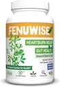 Naturlig Fenugreek Fiber Capsule Supplement for syre relief - Premium vegansk kosttilskudd som støtter Digestive Helse, 120 greve
