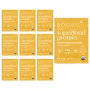 Boobie Body Superfood Protein Shake for mamma, graviditet og laktasjon støtte Protein pulver for å øke Melkforsyning, Probiotika, Organic, Dairy-free, Glutenfri Vegan Vanilla Cookie Single Srv 10pk