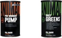 Animal Pump Preworkout Grønn Grønn, Probiotika og Digestion Supplement 30 Count Bundle
