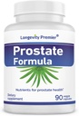 Longevity prostata formel med standardisert så Palmetto ekstrakt, ekstra trang for prostata helse og hår tap forebygging