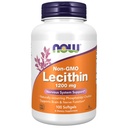 NU Kosttilskudd, Lecithin 1200 mg med naturlig forekommende fosfatidylkolin, 100 Softgels