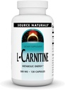Kilde Naturals L-karnitin 500 mg for metabolsk energi - 120 kapsler