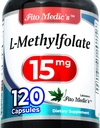 FITO-IC'S Lab  methyl metylfolat |120 kapsler | folat Supplement | Metylfolat | metylfolat Supplement |Ultra høy absorpsjon.