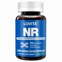 Lovita NR (Nicotinamid Riboside) 840 mg, NAD Supplement med trans-Resveratrol og Betain, fremme NAD Plus nivåer, sunn aldring, 100 vegansk Enterisk-koated kapsler