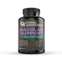 Lunovus Macular Support Plus Multivitamin Basert på ARDS 2 studie - Øyevitaminer for Macular Support - Mineral Supplement med Lutein og Zeaxanthin - 180 Soft Gels