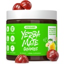 Yerba Mate Gummies - Yuzu & Ginger Flavor for energi, fokus, immunitet og kardio helse | Vegan, ikke-GMO, Glutenfri - 50 Naturlig Supplement Gummies
