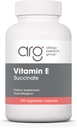 Allergi Forskningsgruppe Vitamin E Succinat Supplement - for menn og kvinner, 400 IU D-Alfa-Tocopheryl, Antioksidant, Vegetariske kapsler - 100 greve